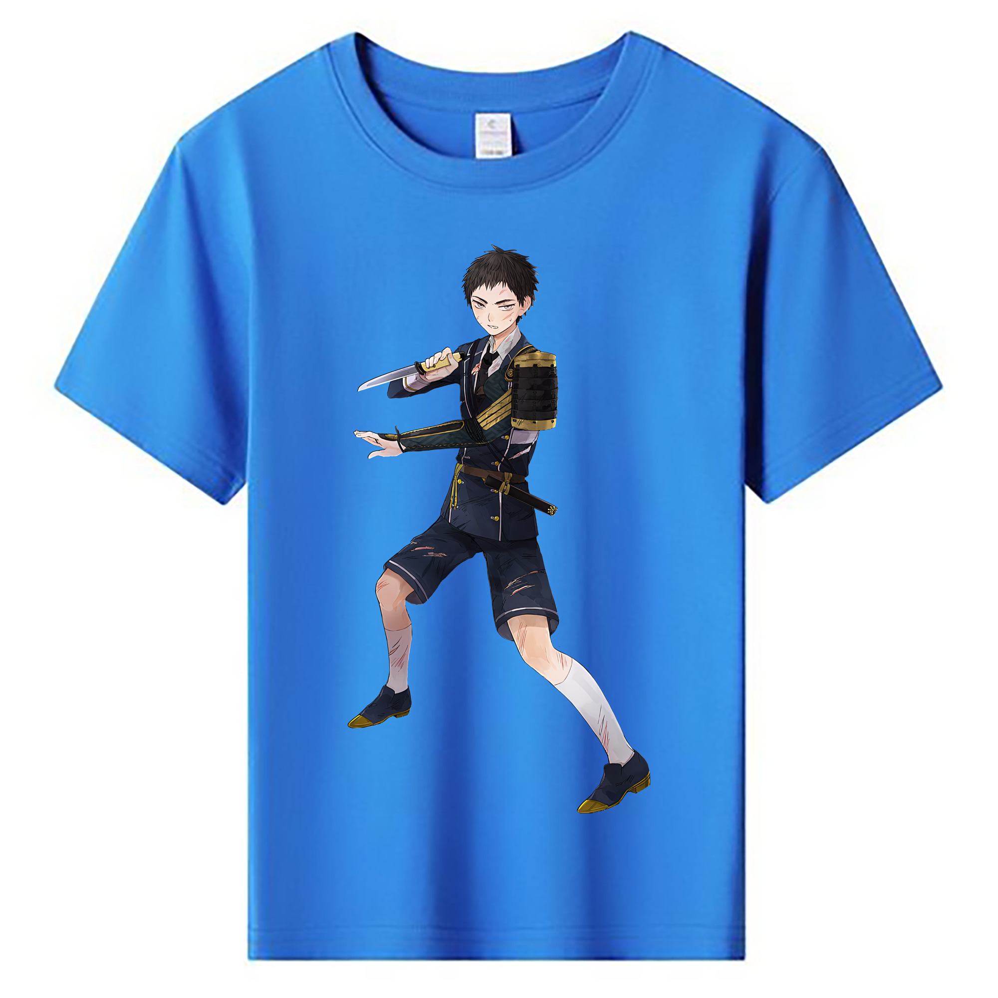 （画像用） 刀剣乱舞 Touken Ranbu 綿100％キッズTシャツ（フロントプリント）